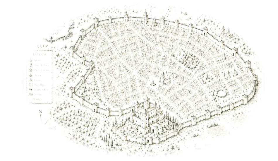 Mapa Baeza